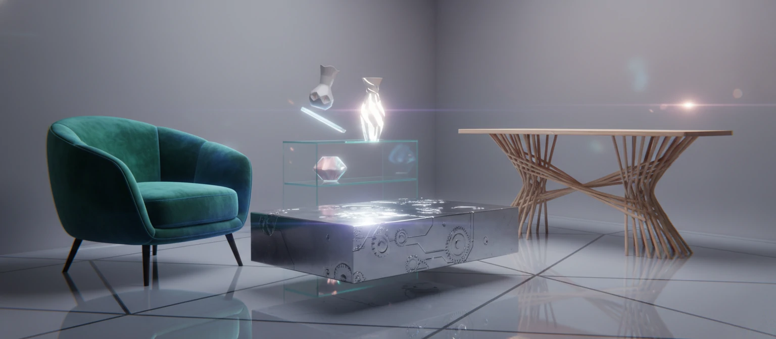 Different types of furniture photo editing