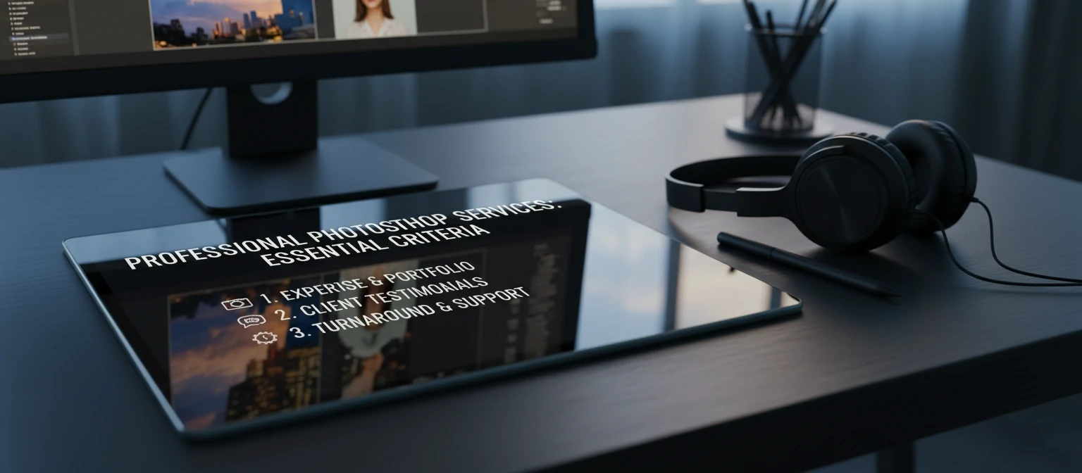 Essential criteria for choosing professional Photoshop services