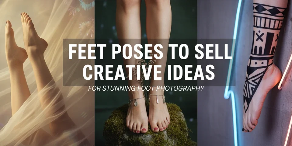 Feet Poses to Sell Creative Ideas for Stunning Foot Photography