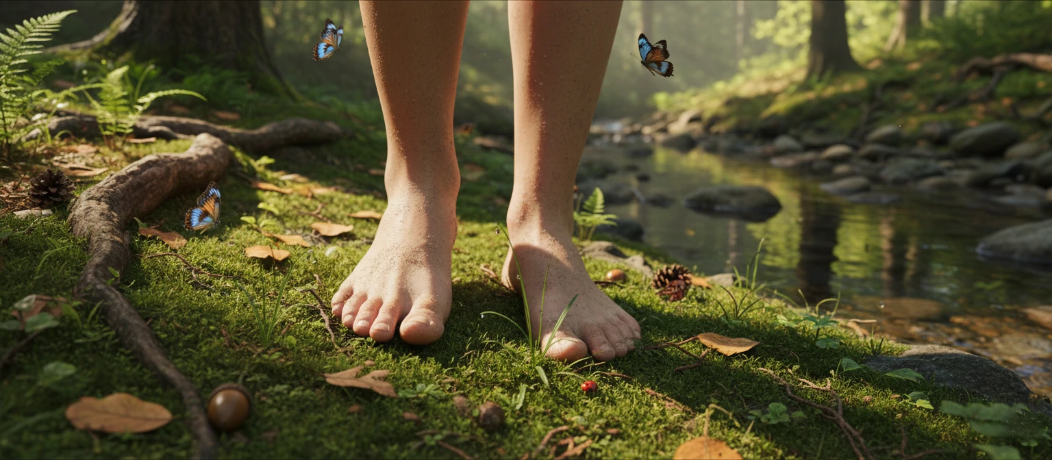Feet in nature