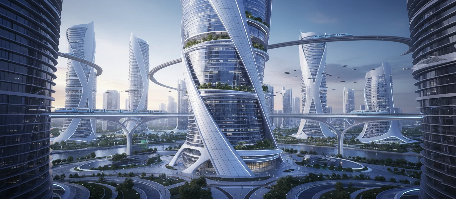 Futuristic architectural design