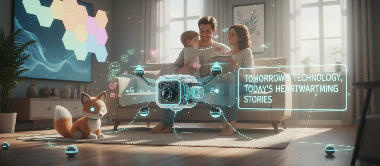 Futuristic videography setup