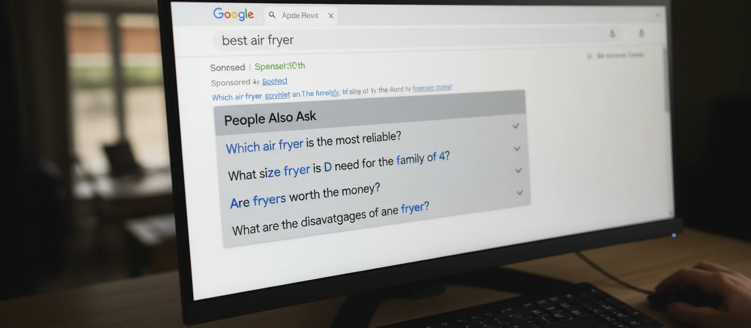 Google People Also Ask feature in action