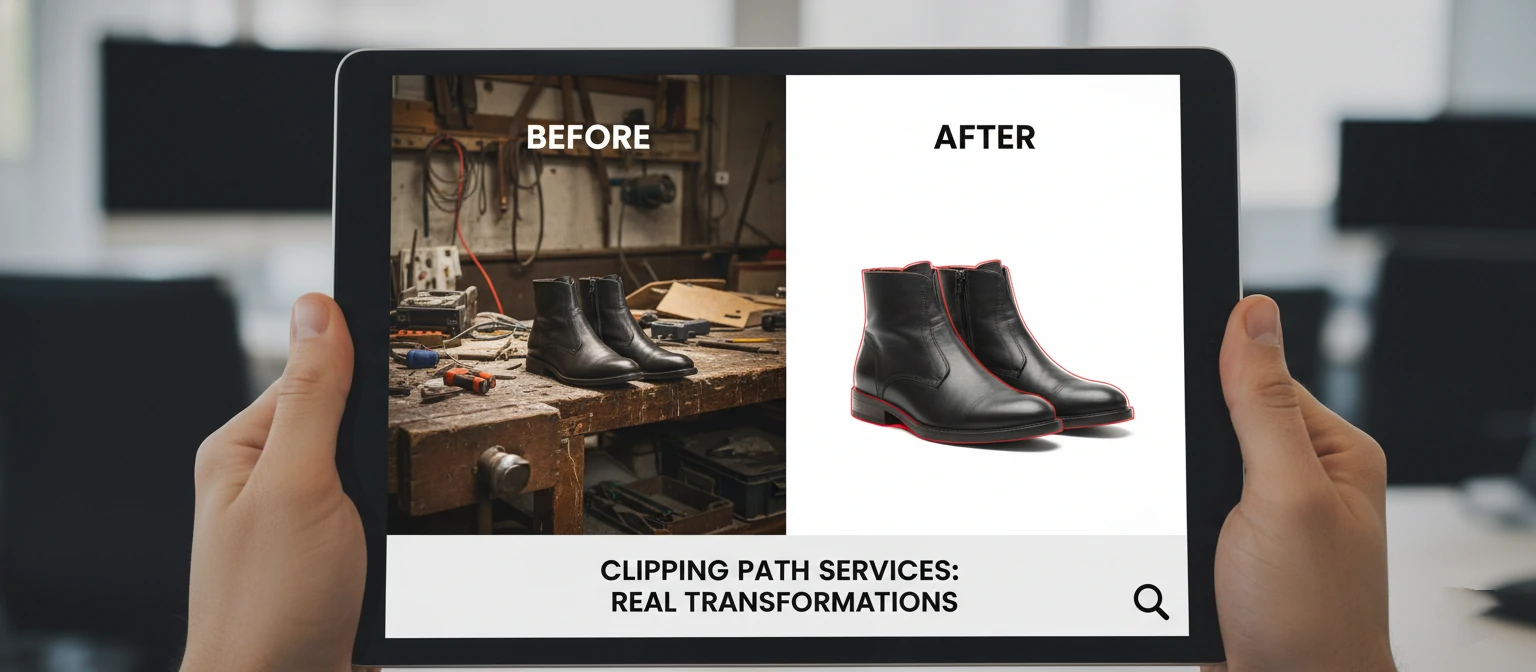 In-depth case studies showing real transformations with clipping path services