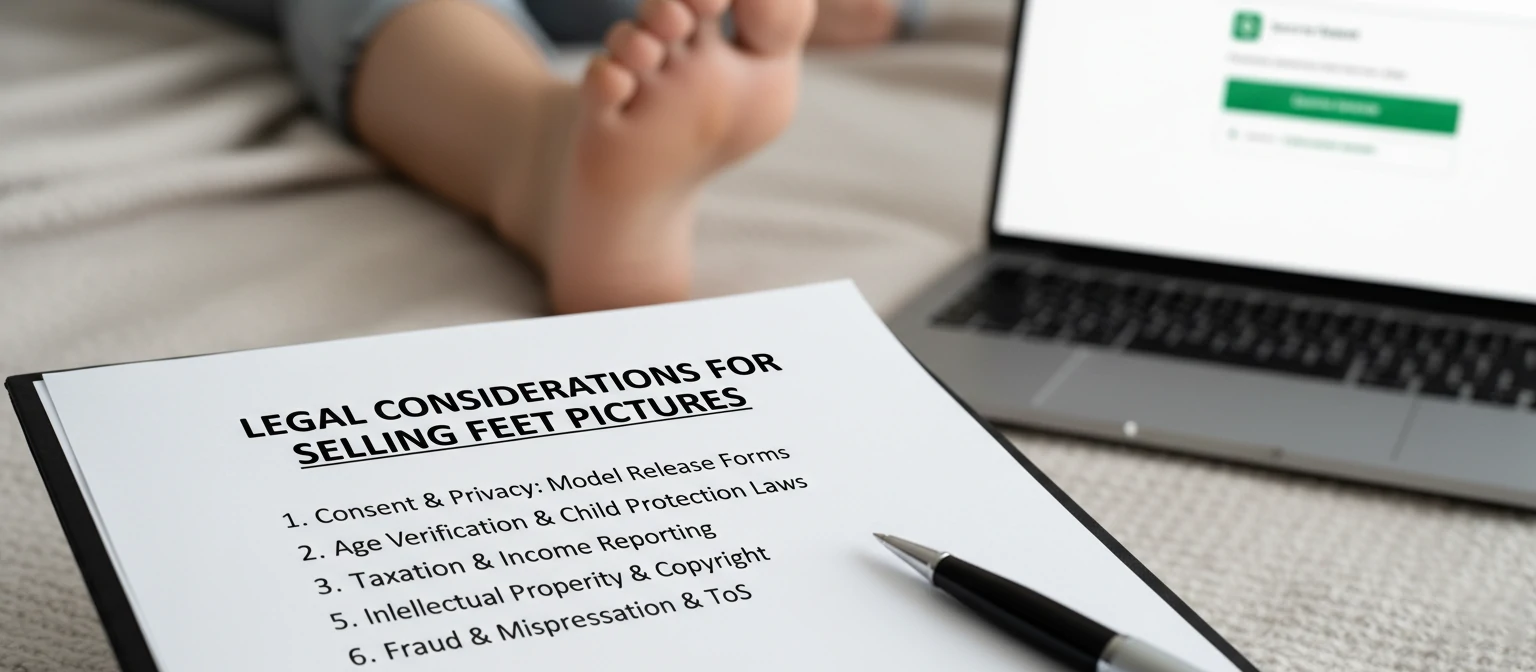 Legal Considerations for Selling Feet Pictures