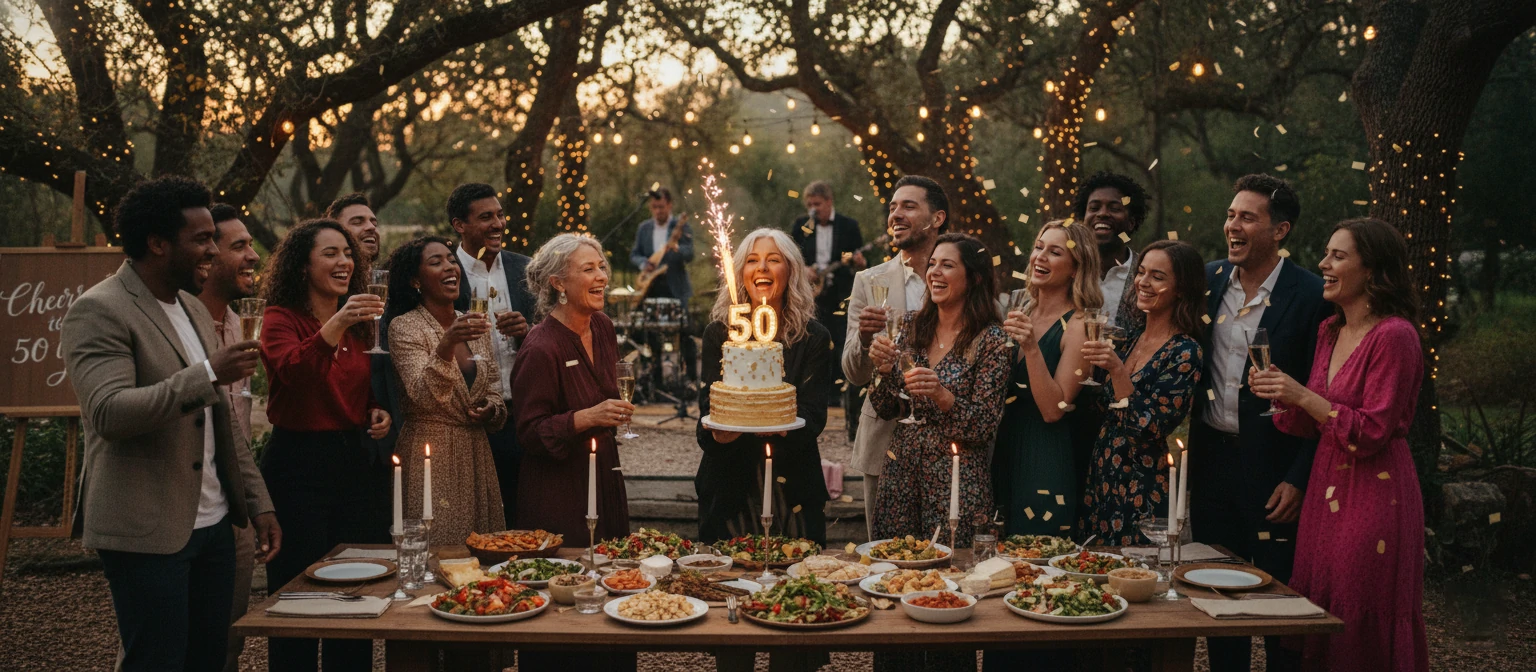 Milestone birthday celebration