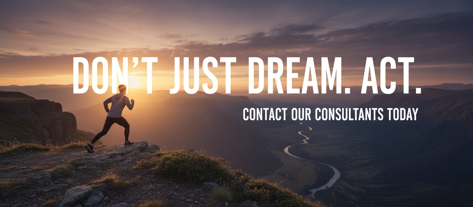 Motivational image encouraging action