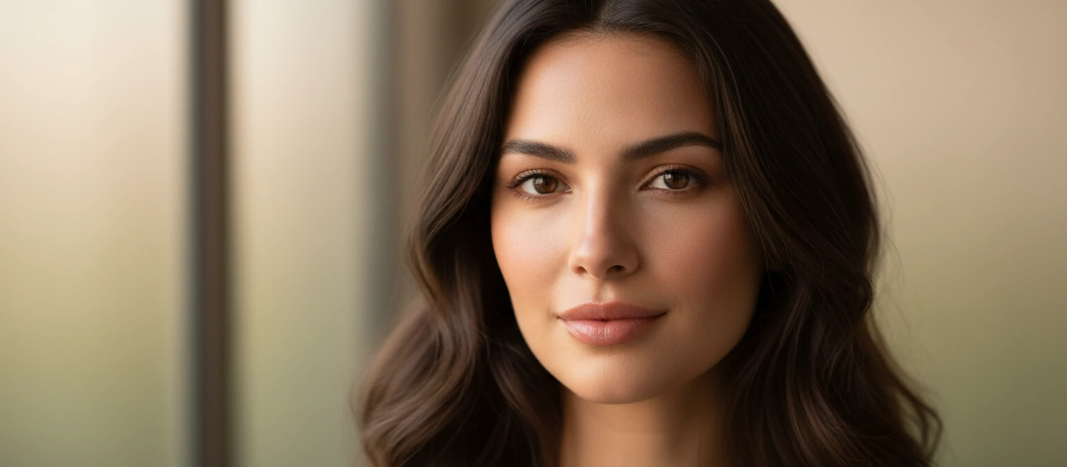 Natural beauty headshot example