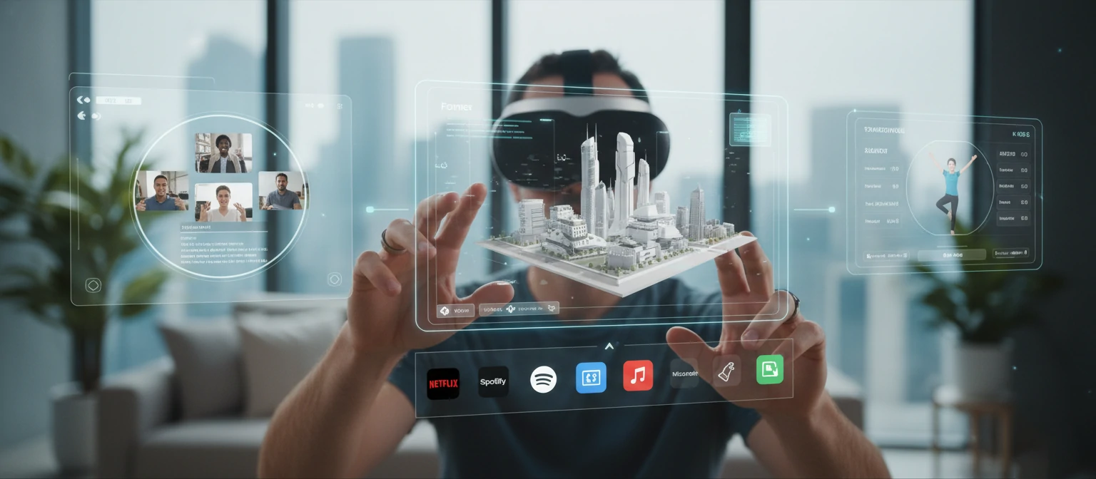 Popular Vision Pro apps showcase