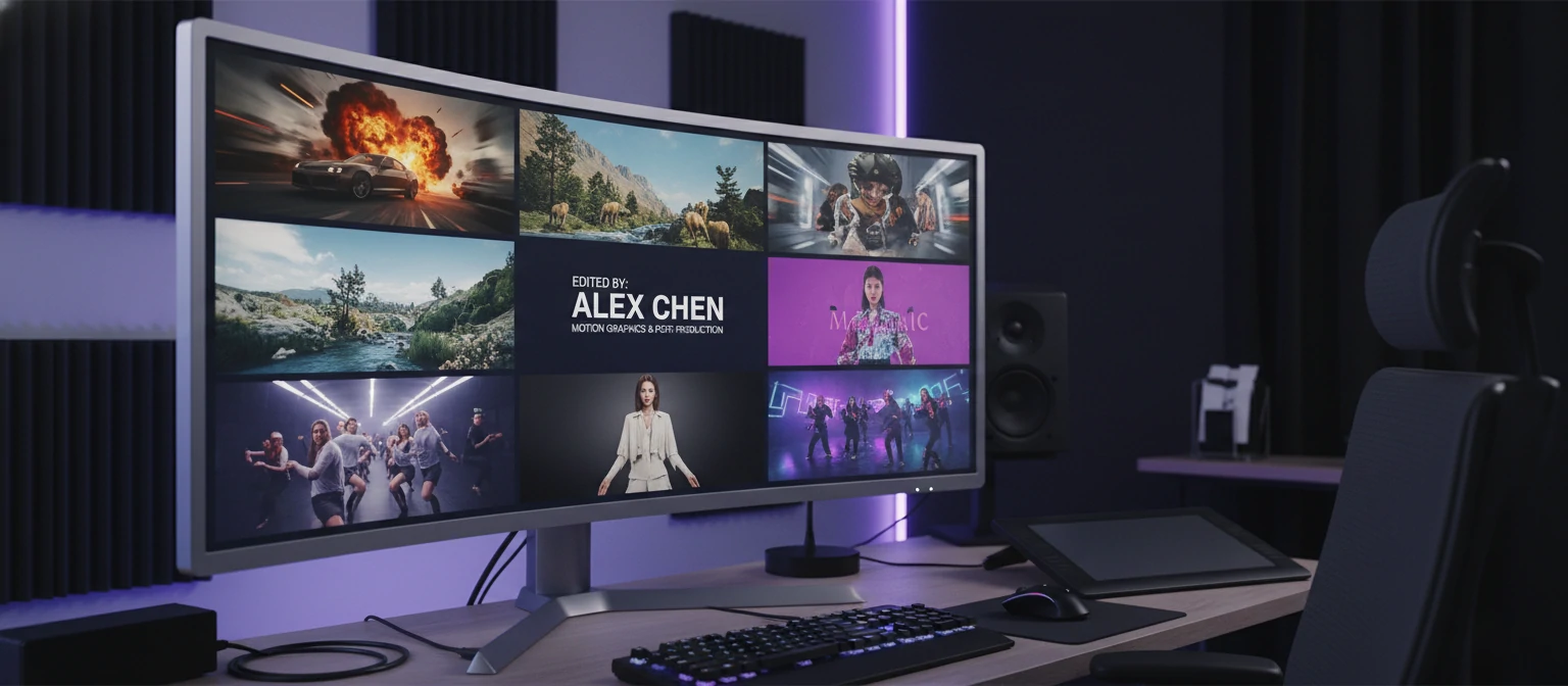 Portfolio of video editing work