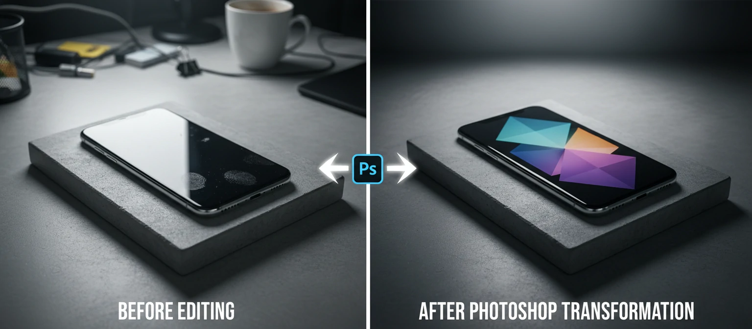 Professional Photoshop transformation