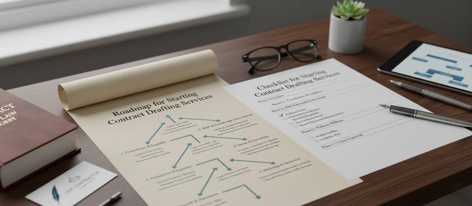 Roadmap and checklist for starting contract drafting services