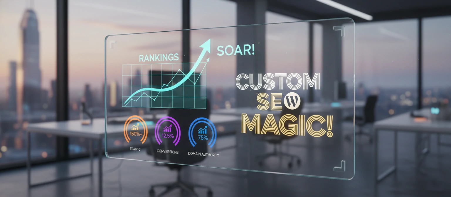 SEO performance metrics for custom WordPress sites