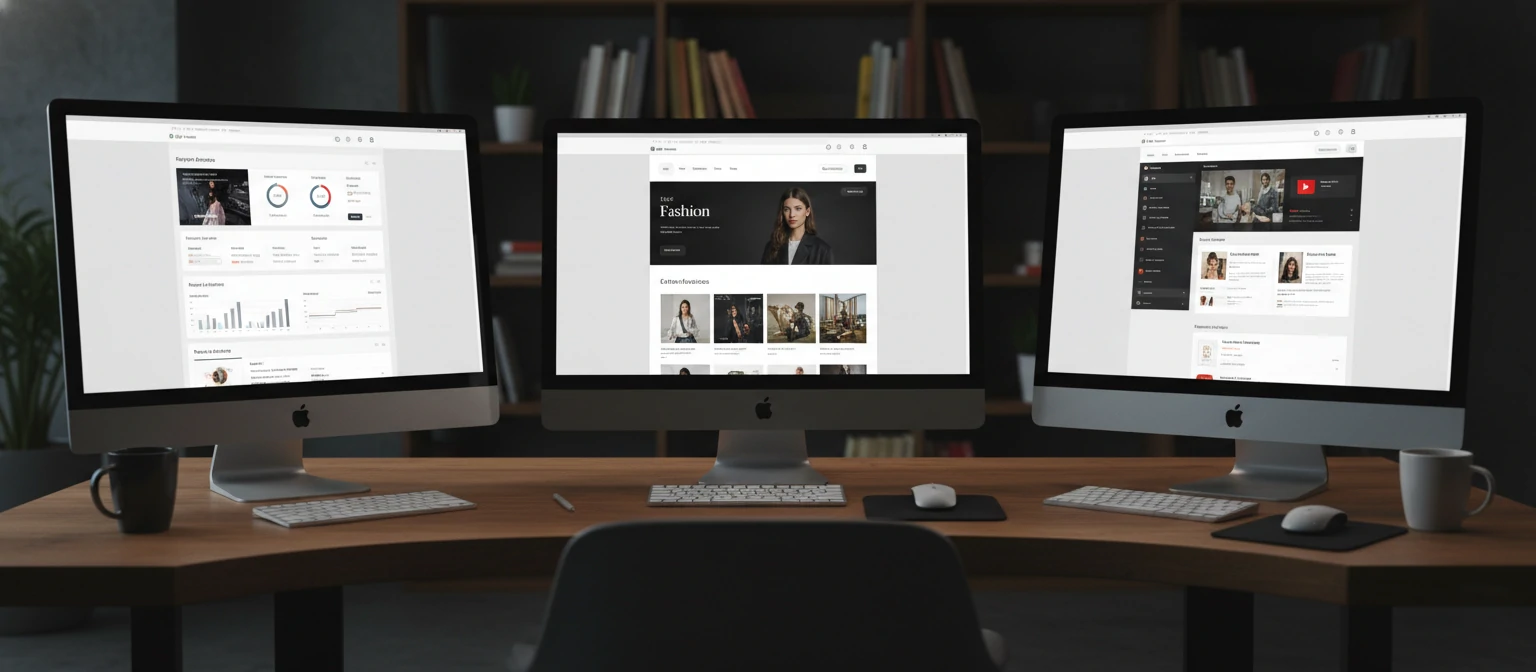 Screenshots from successful custom WordPress projects