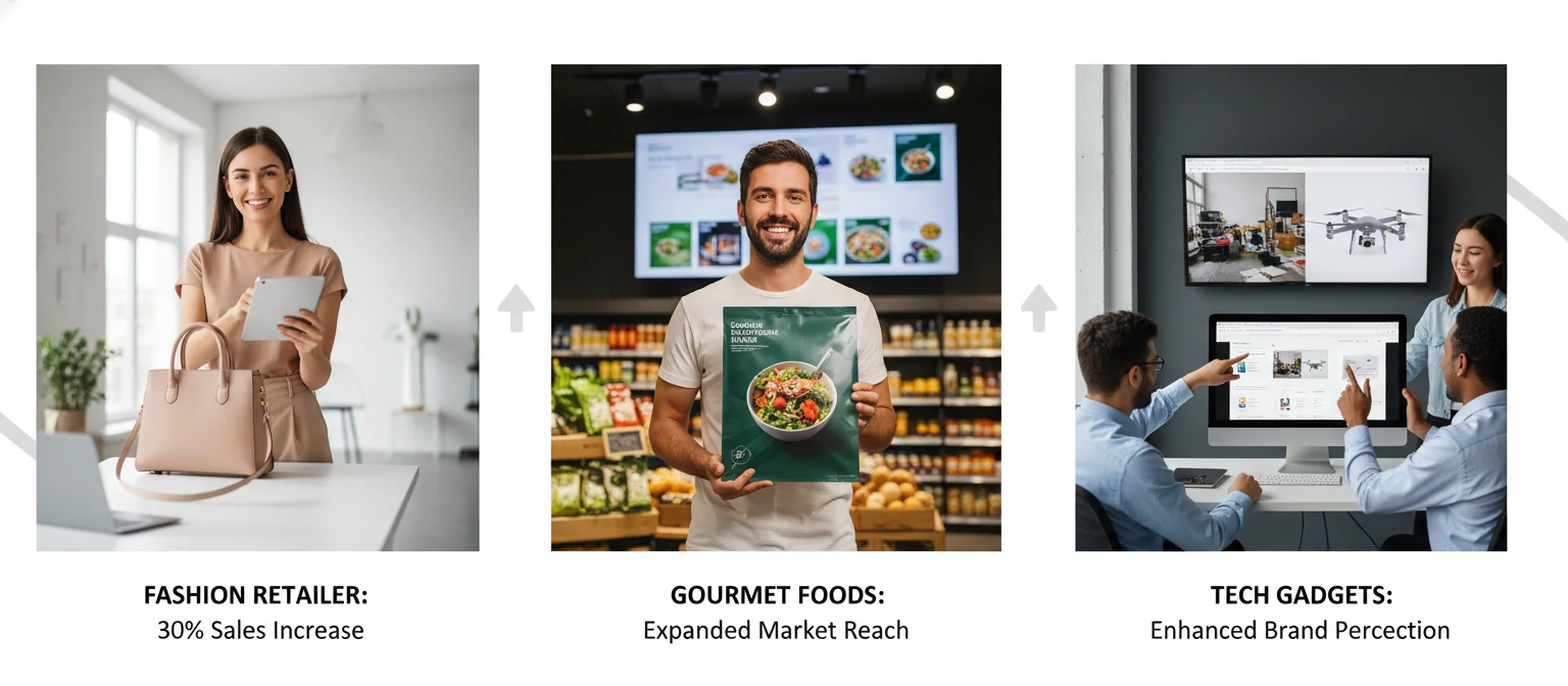 Success stories from businesses using clipping path services