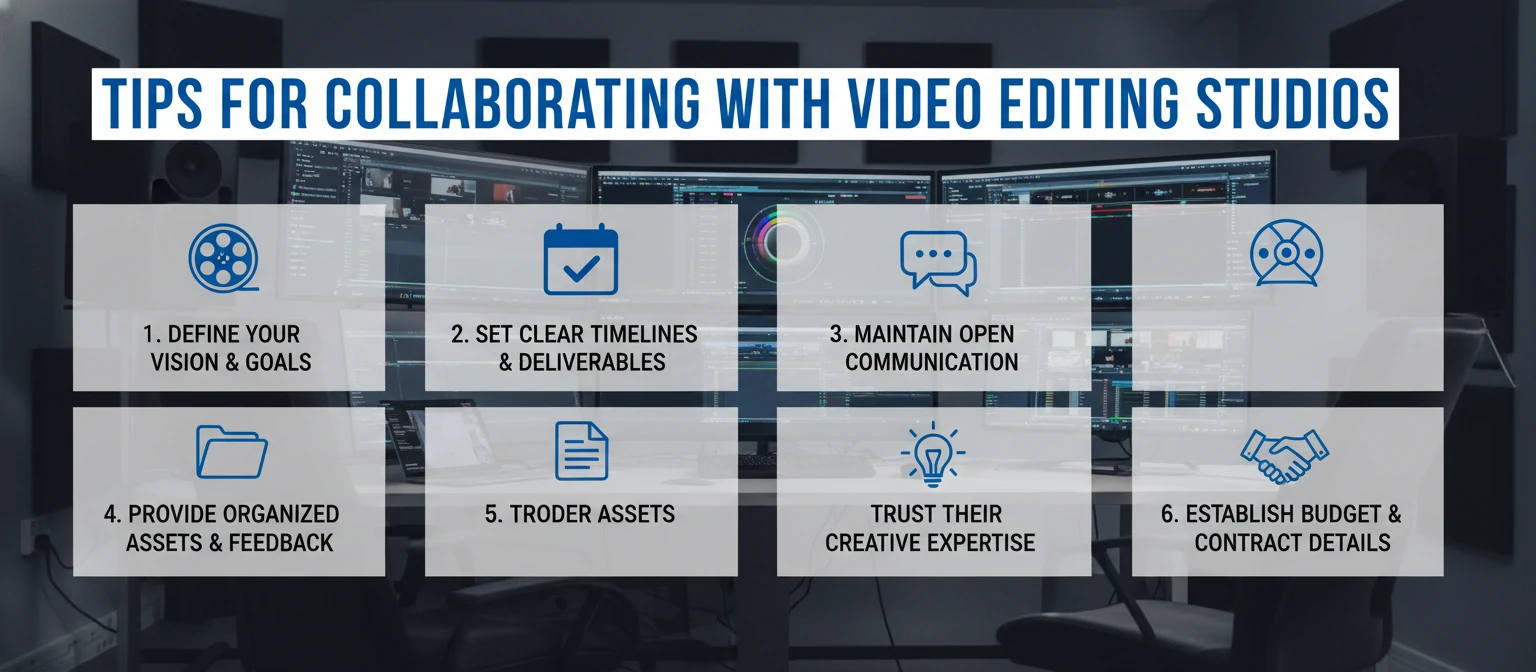 Tips for working with video editing studios