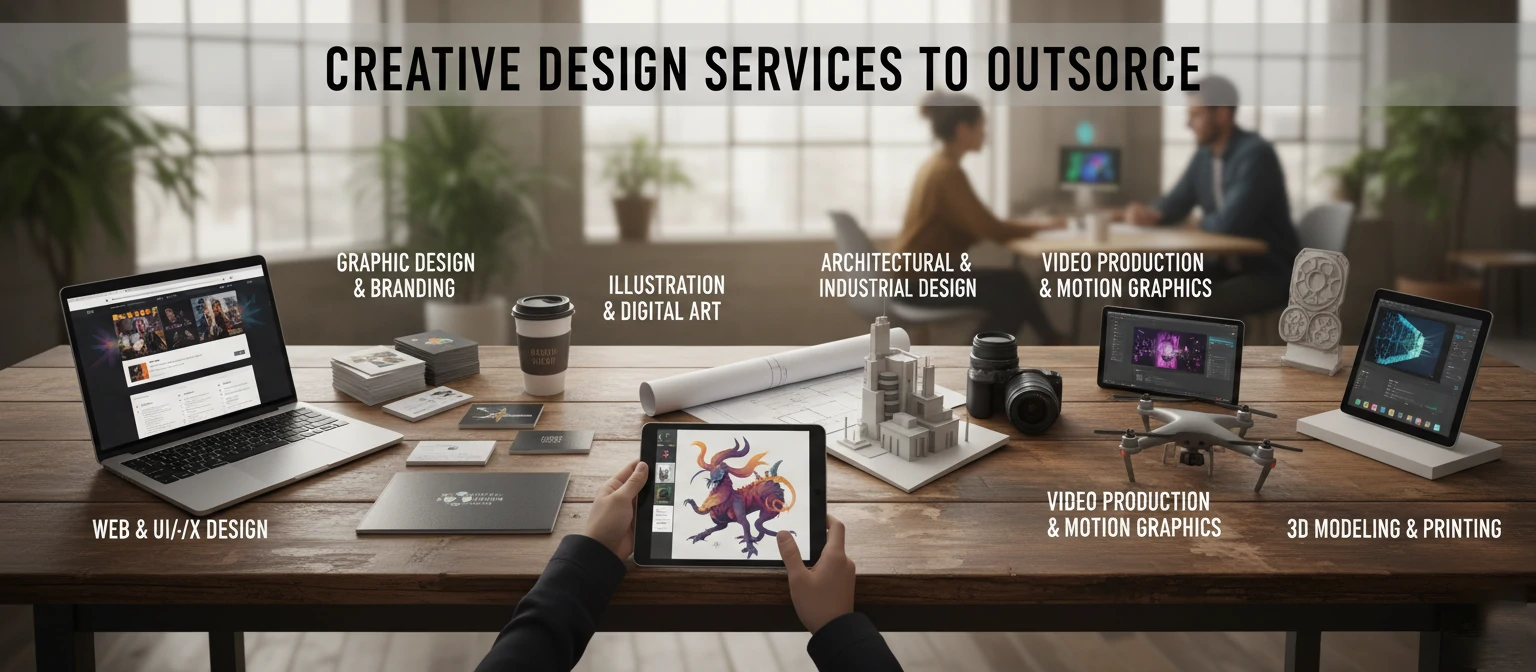 Types of Creative Design Services to Outsource