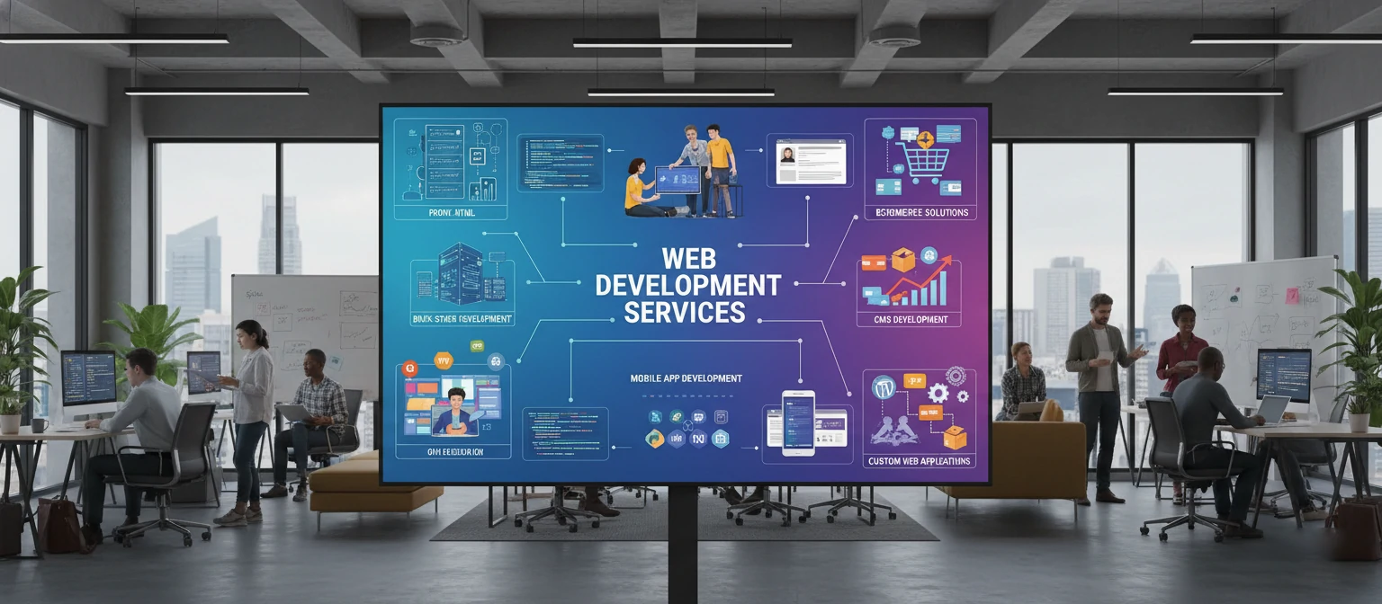 Types of web development services