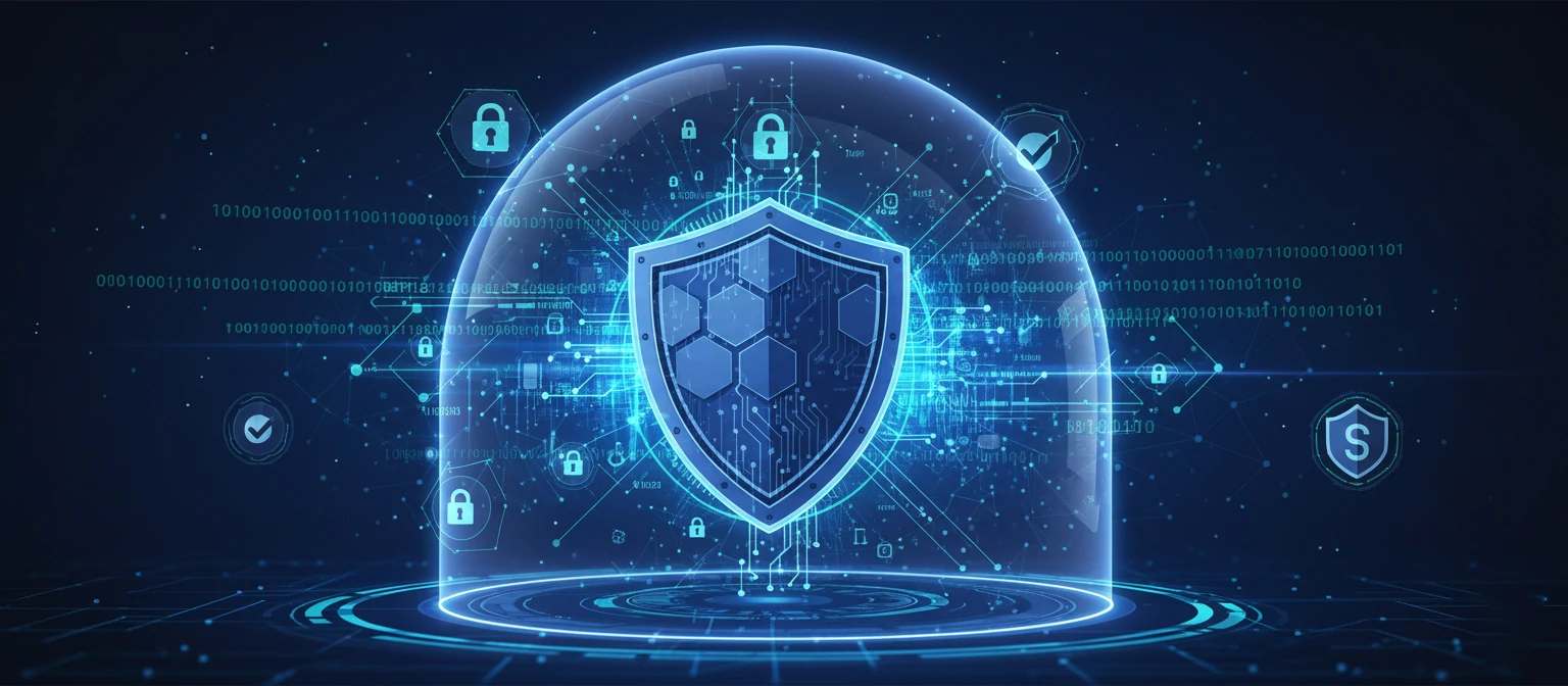 Visual representation of data security and protection measures
