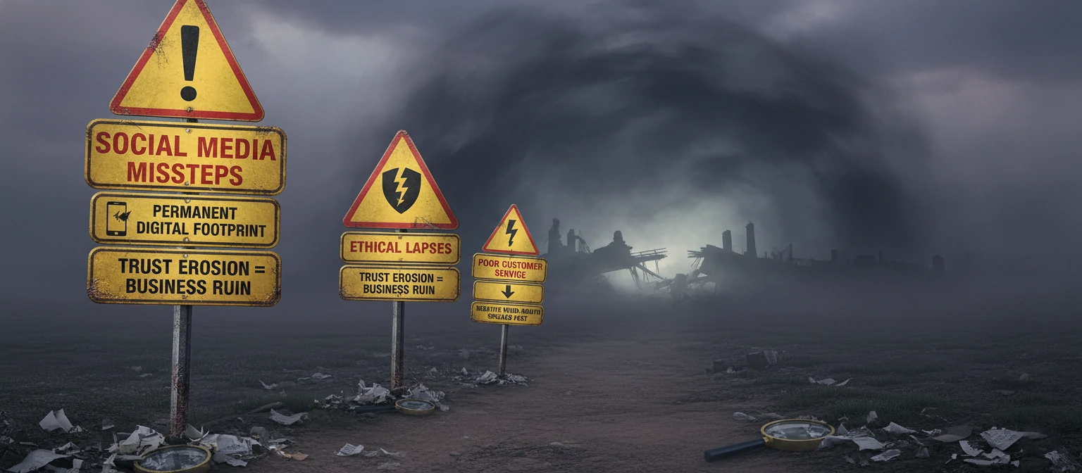 Warning signs for reputation mistakes