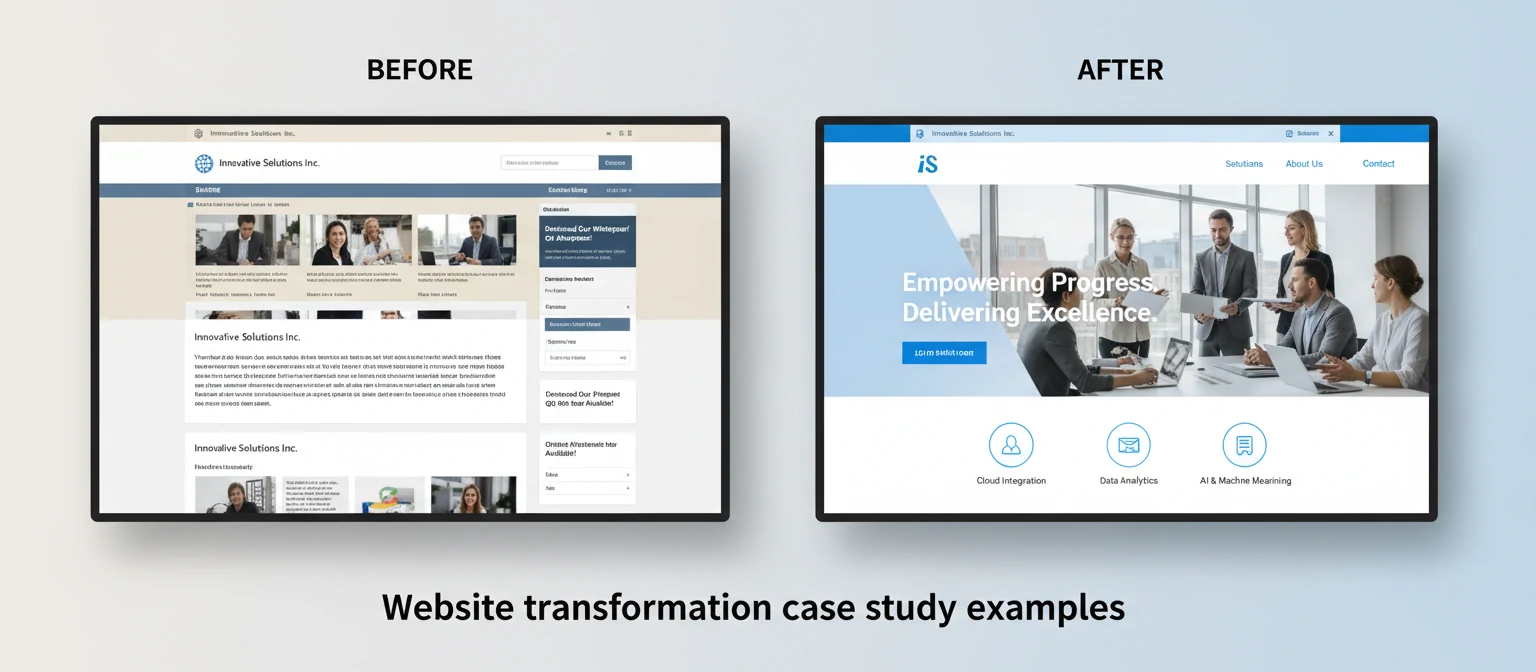 Website transformation case study examples