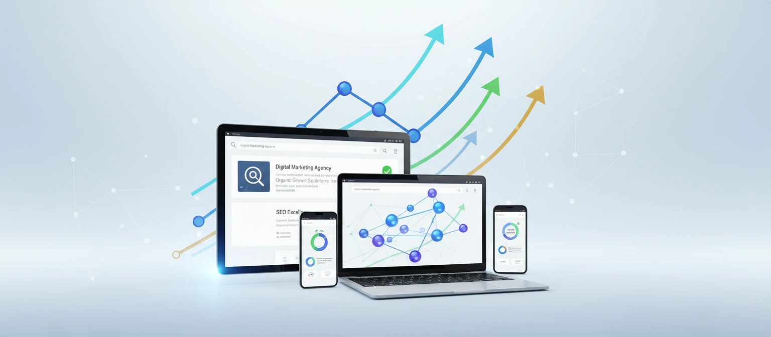 A sophisticated visualization of SEO success