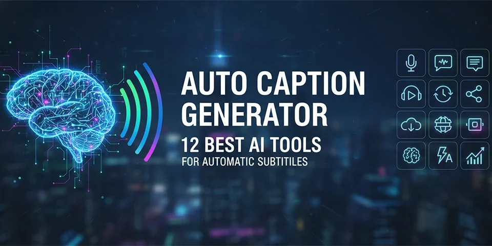 Auto Caption Generator 12 Best AI Tools for Automatic Subtitles