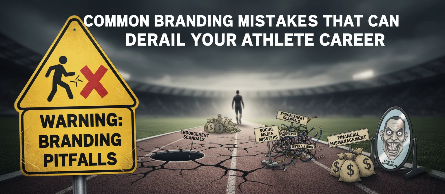 Common branding mistakes that can derail your athlete career