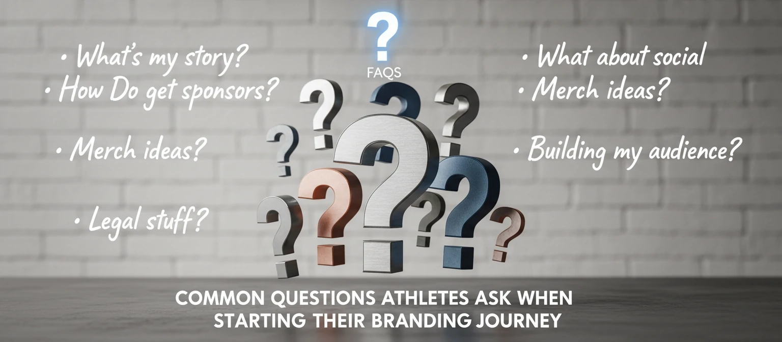 Common questions athletes ask when starting their branding journey