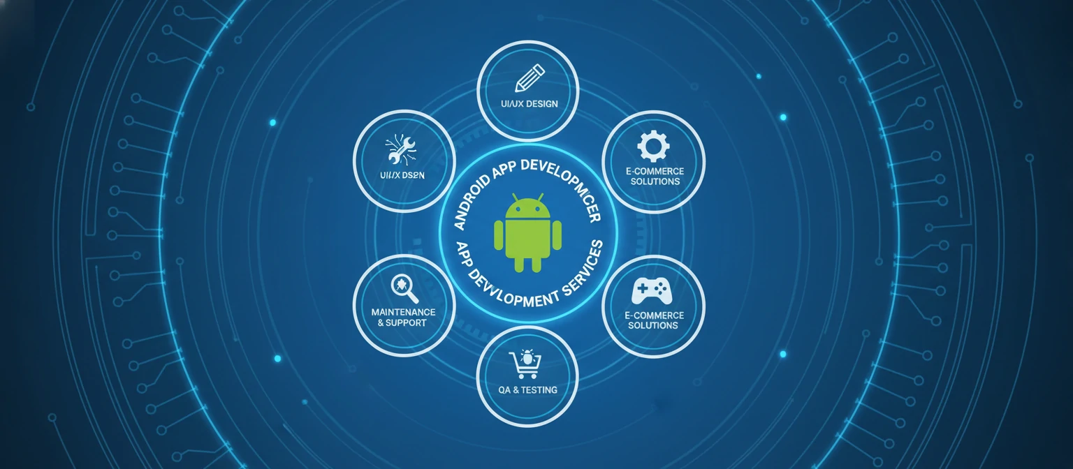 Comprehensive services provided by professional Android app development firms