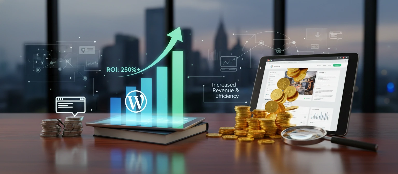 Custom WordPress development ROI