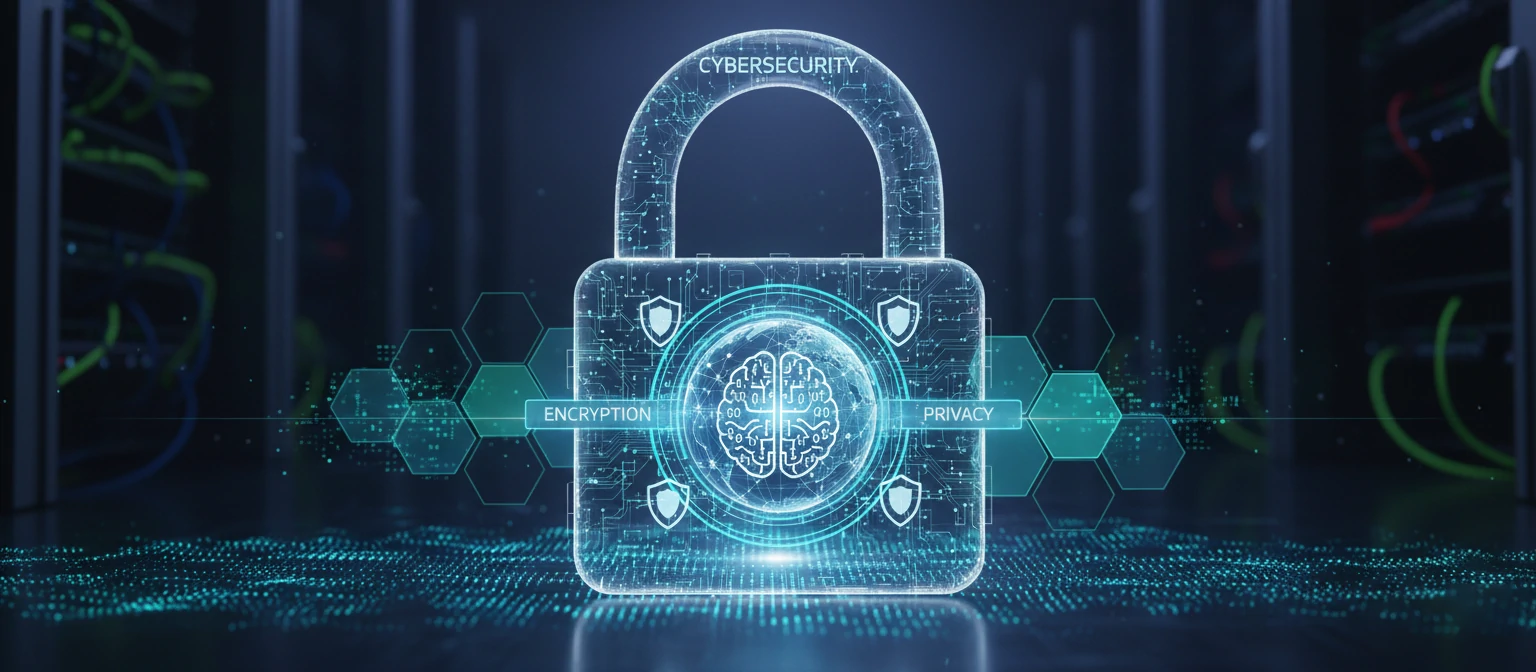 Cybersecurity and encryption concept