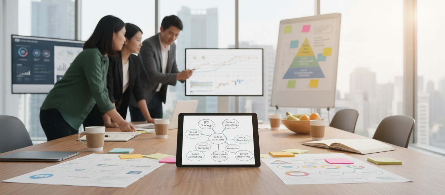 Digital marketing strategy and toolkit planning