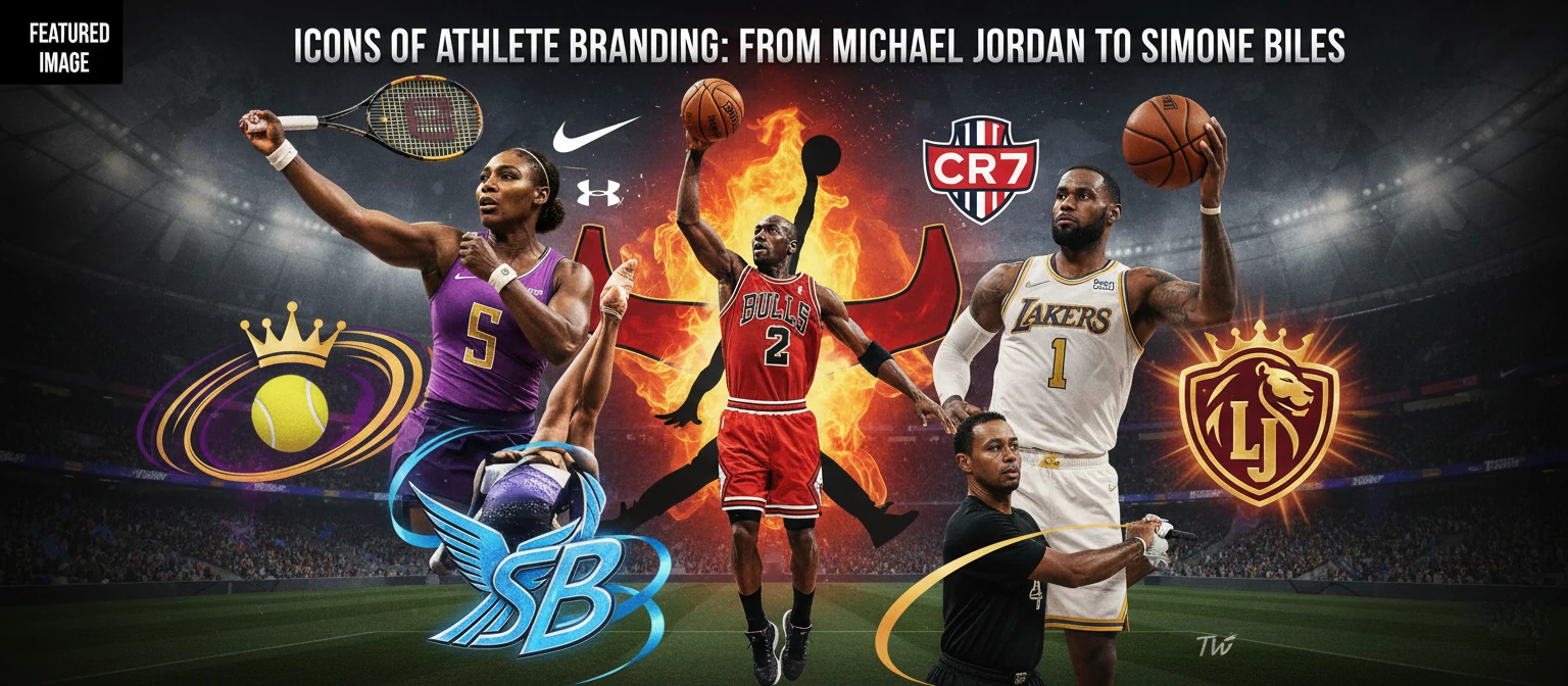 Icons of athlete branding from Michael Jordan to Simone Biles