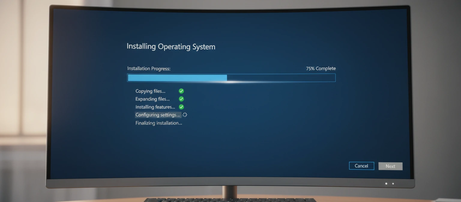 Installation Progress Screenshot Suggested