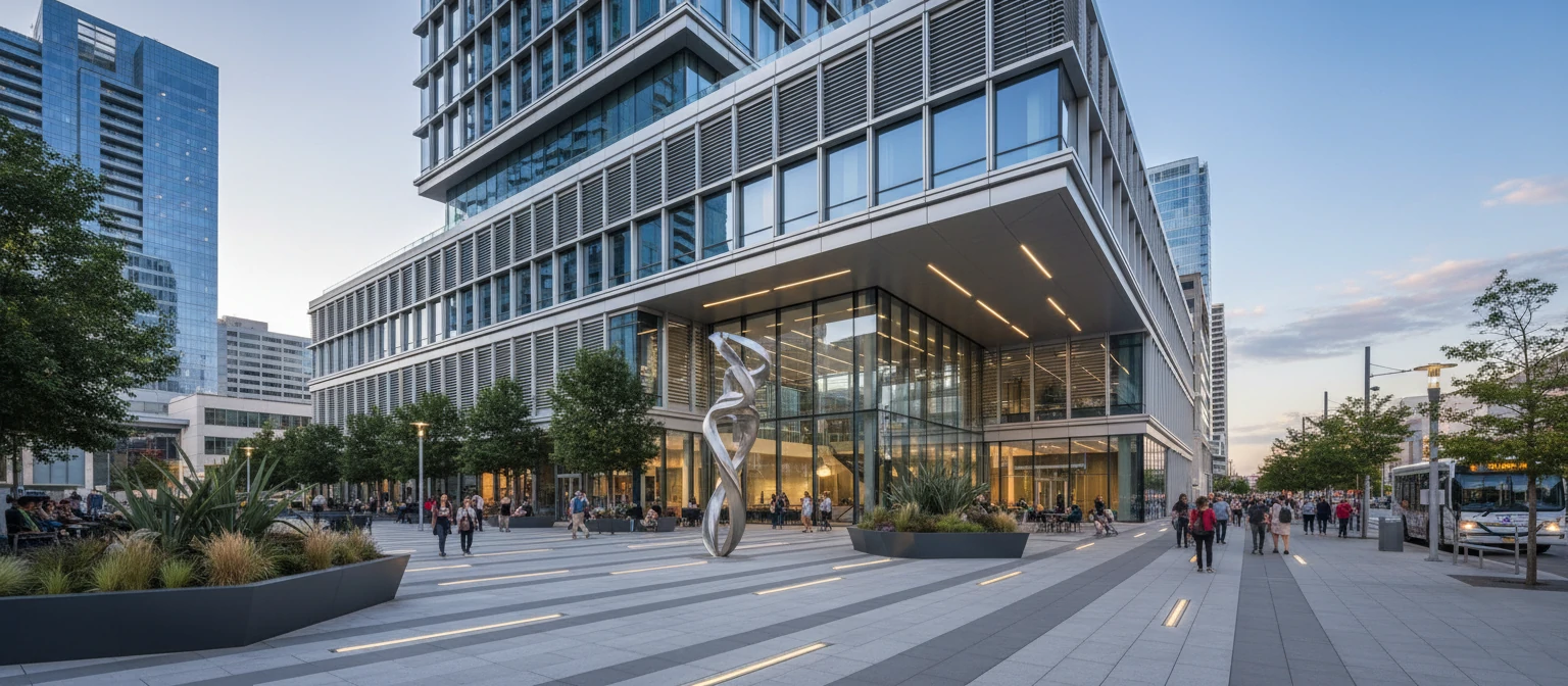 Modern commercial building architecture