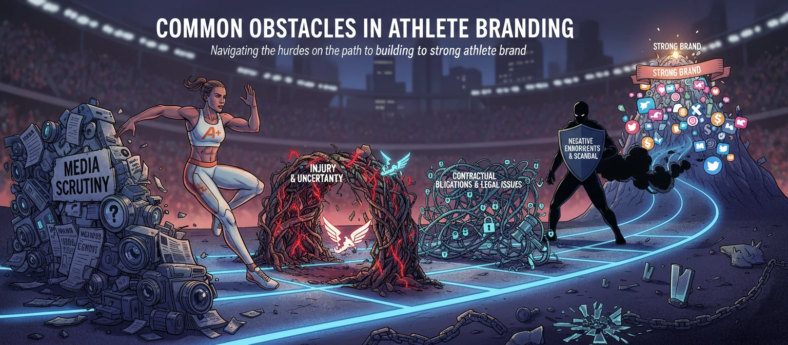 Navigating the hurdles on the path to building a strong athlete brand