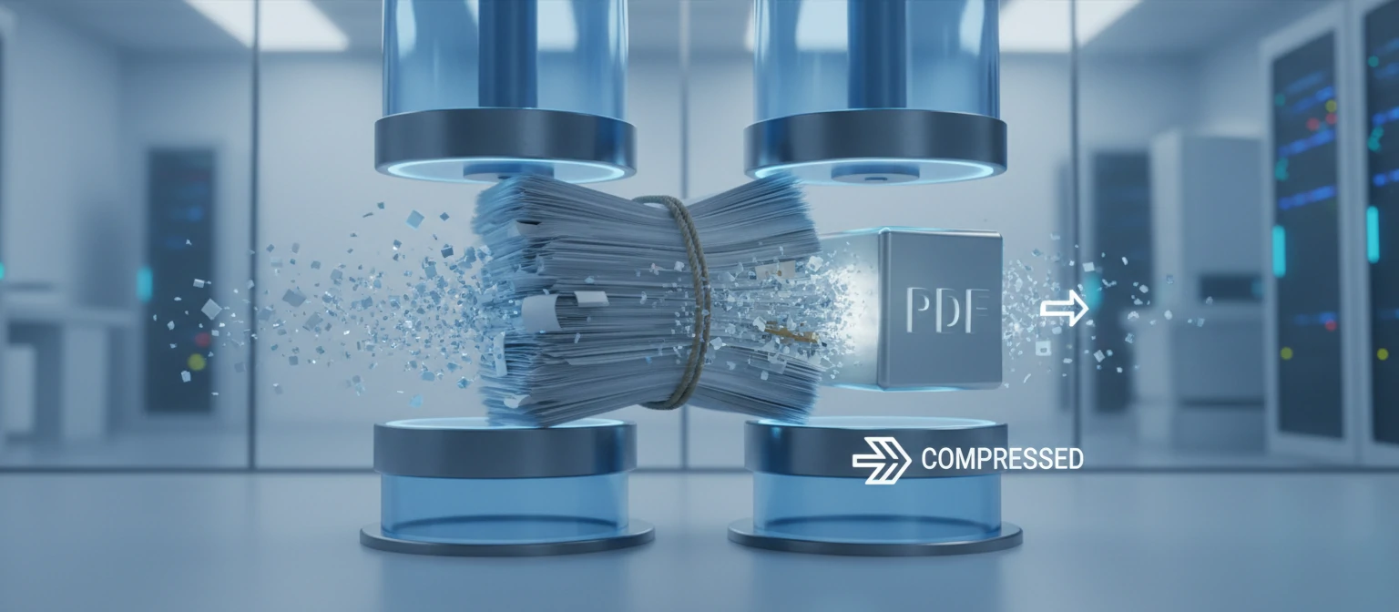 PDF document compression concept