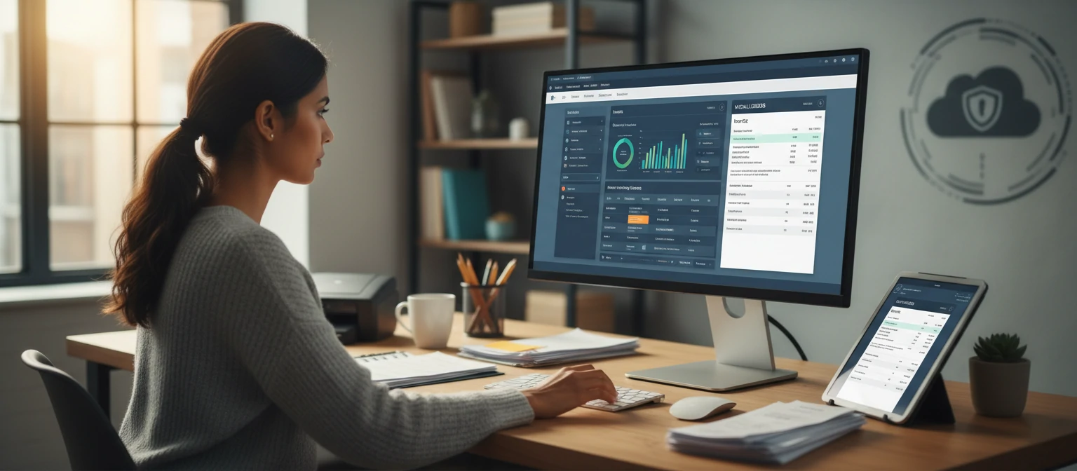 Professional invoice creation and financial document management