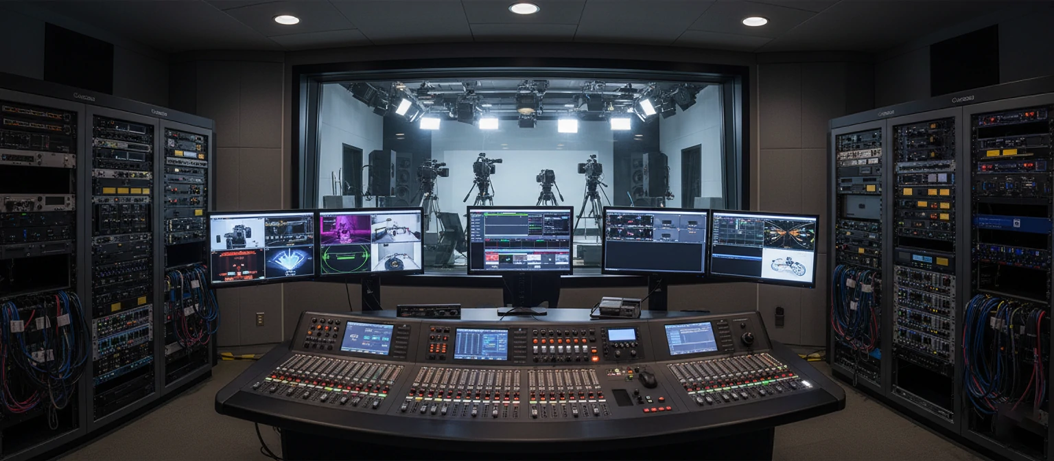 Professional video studio equipment