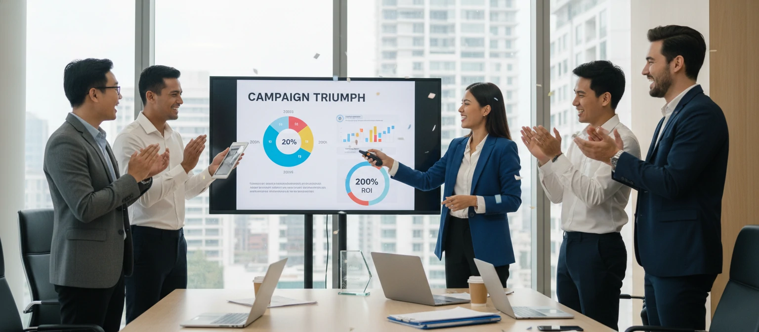 Successful advertising campaign presentation~1