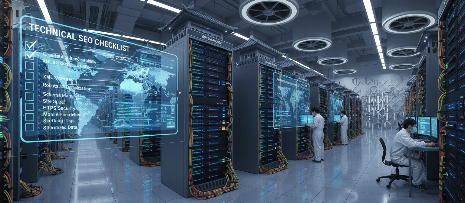 Technical SEO server infrastructure and hosting