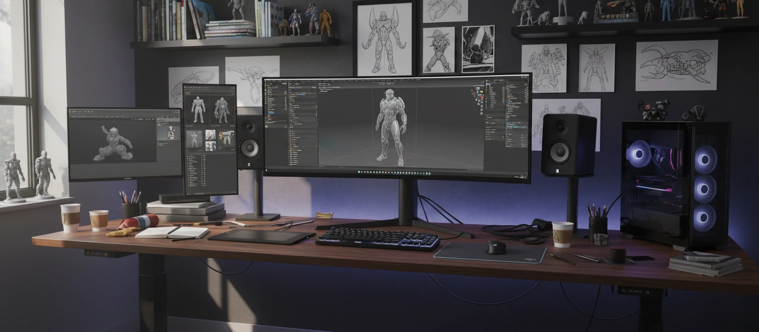 3D modeling workspace