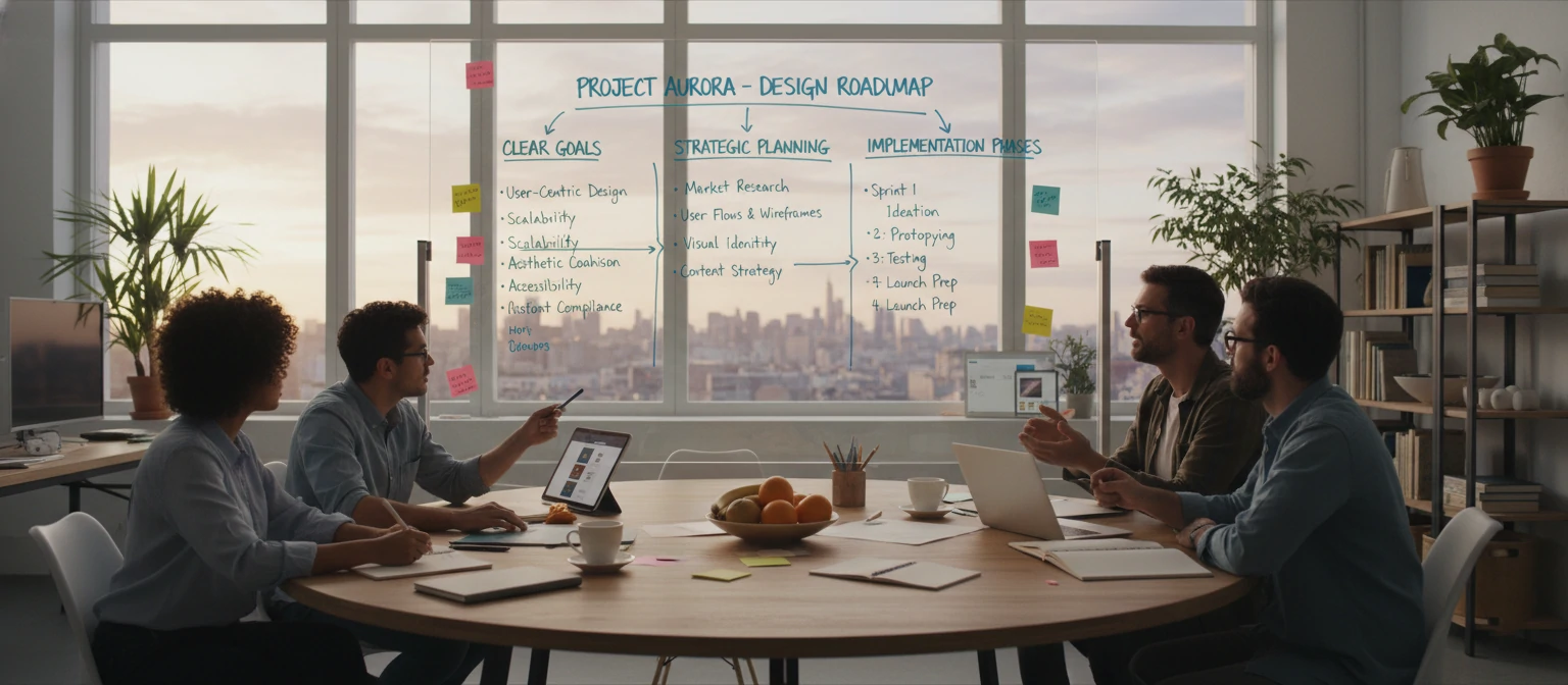 Clear goals and planning for design projects