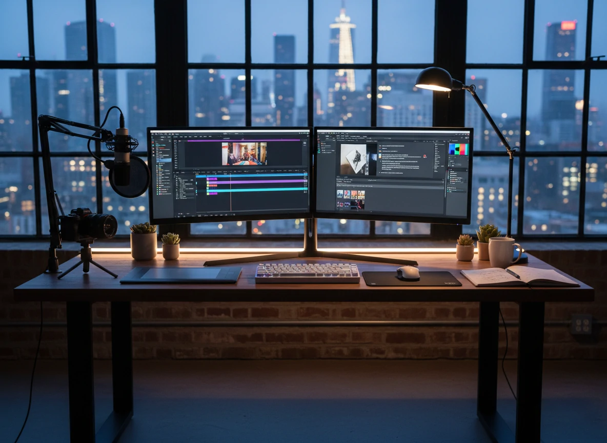 Content creation workspace