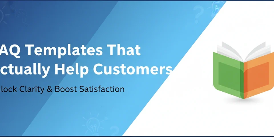 FAQ Templates That Actually Help Customers
