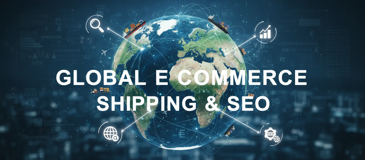 Global international e-commerce shipping and SEO