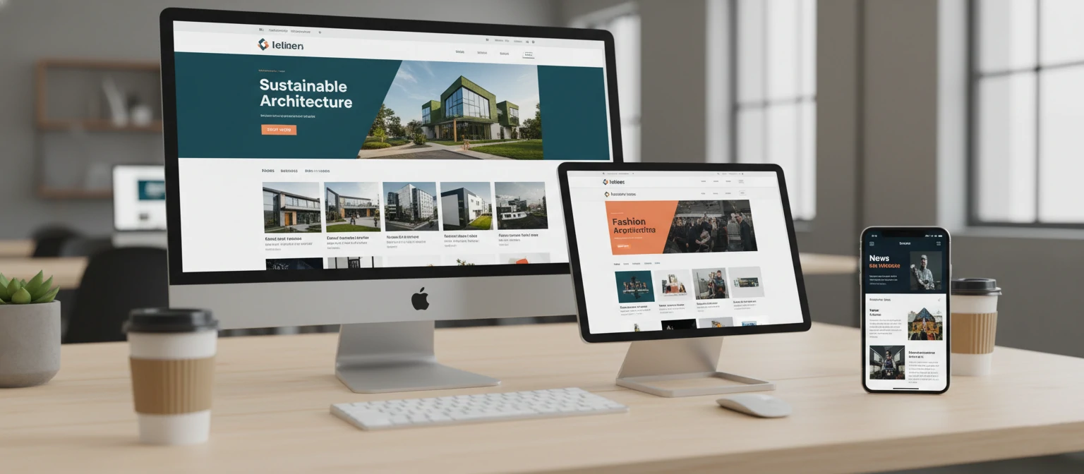 Modern responsive website designs