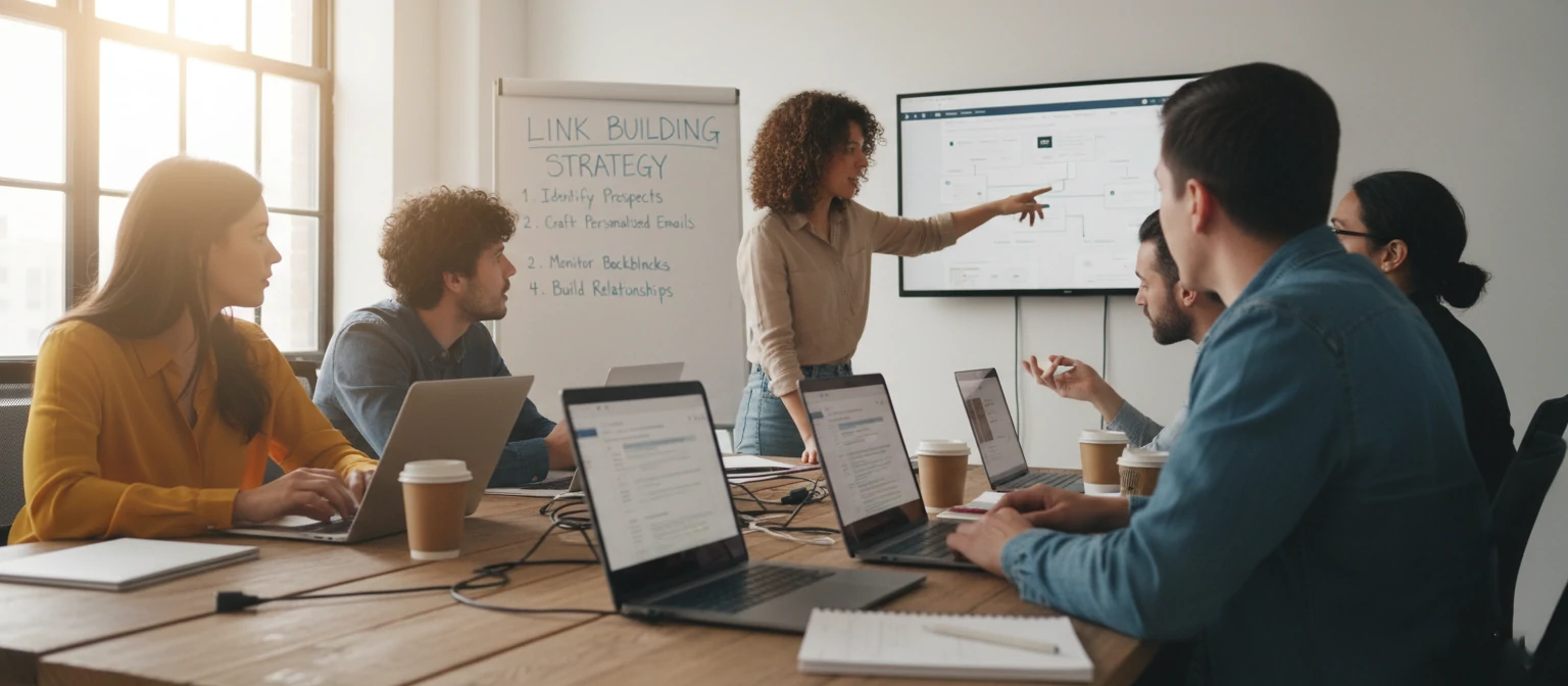 Team collaboration on link building outreach