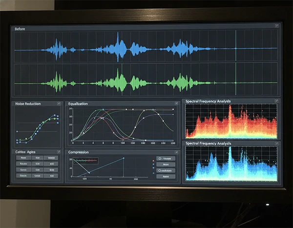 Audio waveform editing interface~1